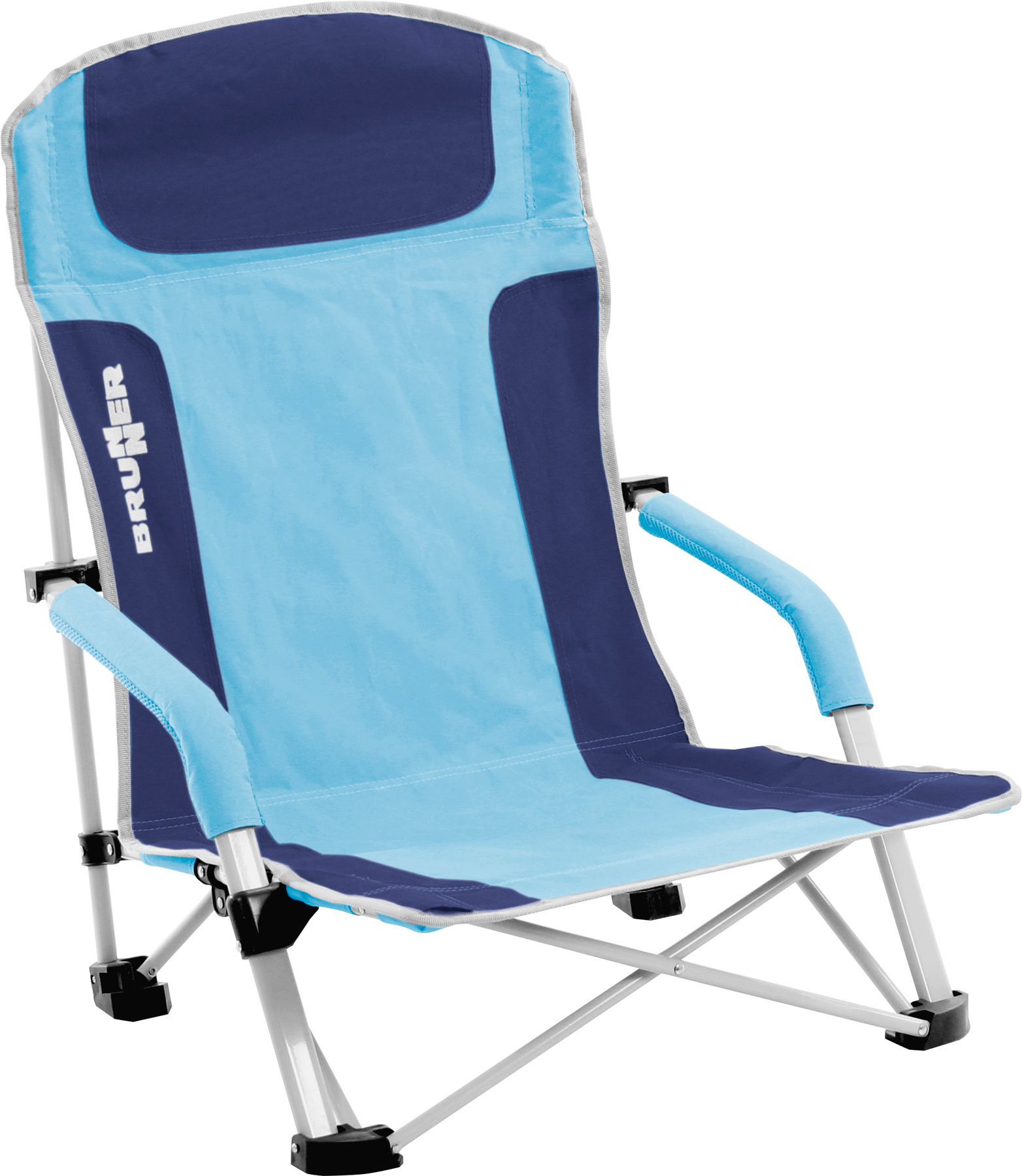 BULA Spiaggina pieghevole (blu/azzurro)-Brunner