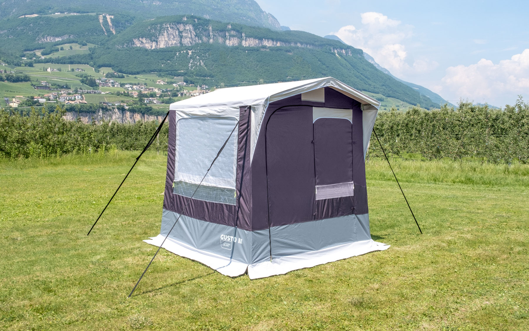 GUSTO 3NG Tenda Cucina 200x200 Grigio-Brunner - immagine 6