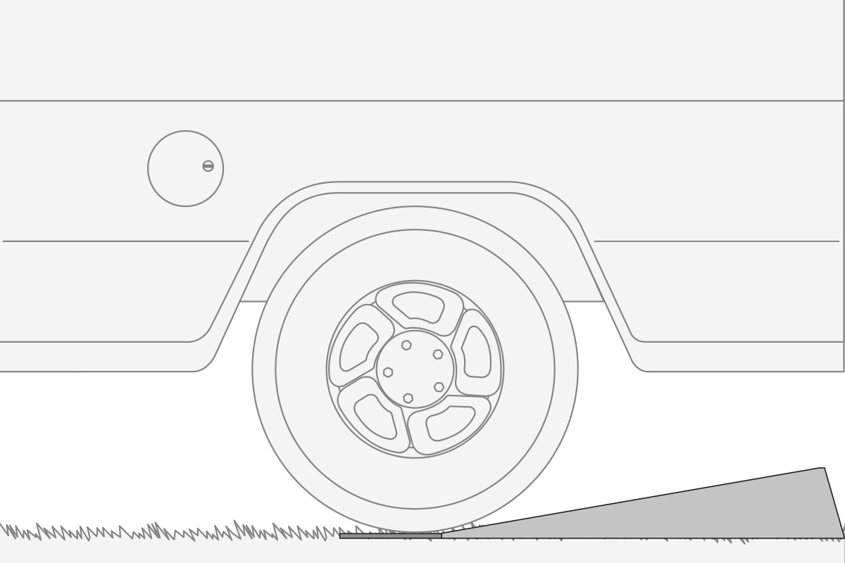 Cunei Pararuota Fiamma Per Camper E Caravan - Kit Da 2, Polietilene Resistente UV - Foto 4