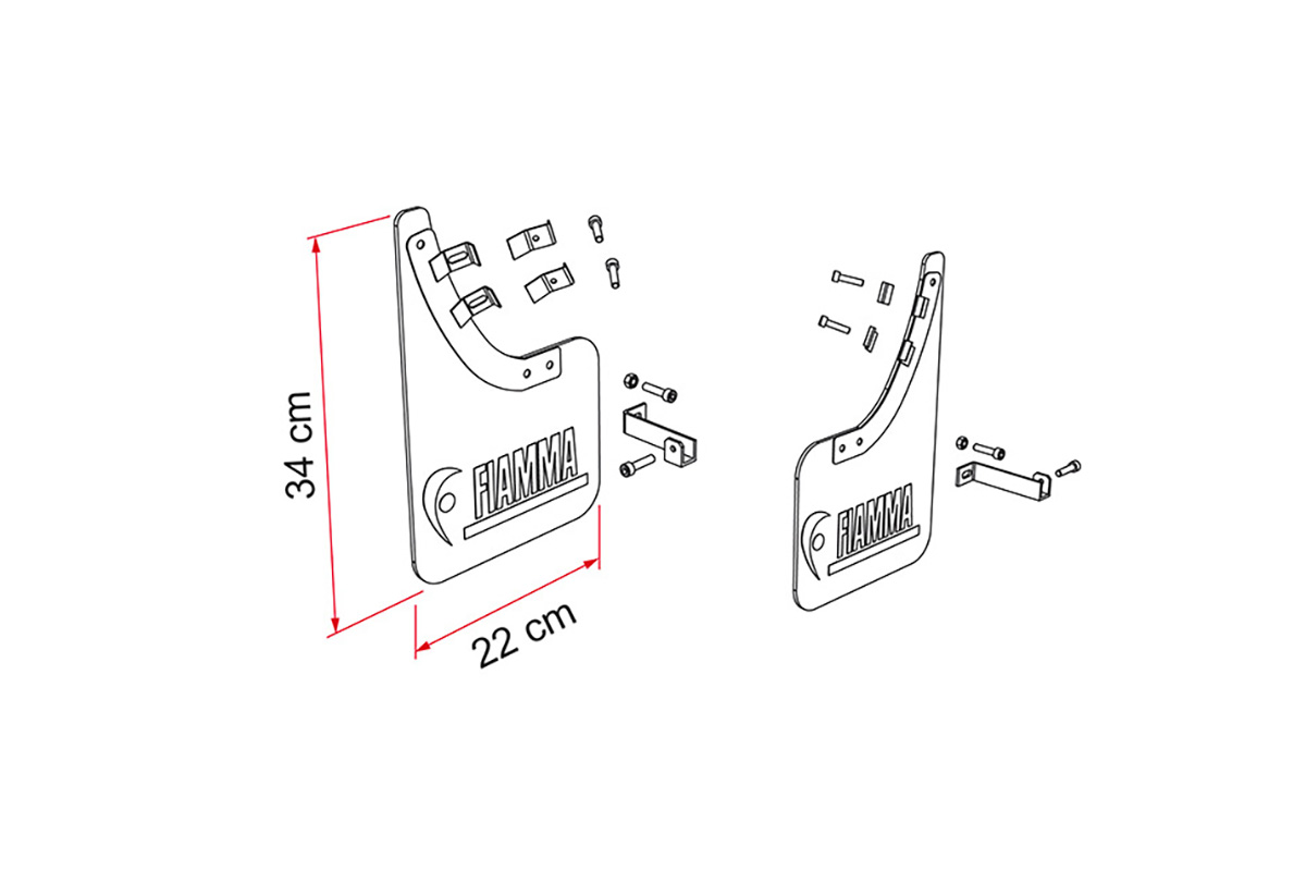 MUD FLAP FRONT Paraspruzzi-Fiamma - immagine 3