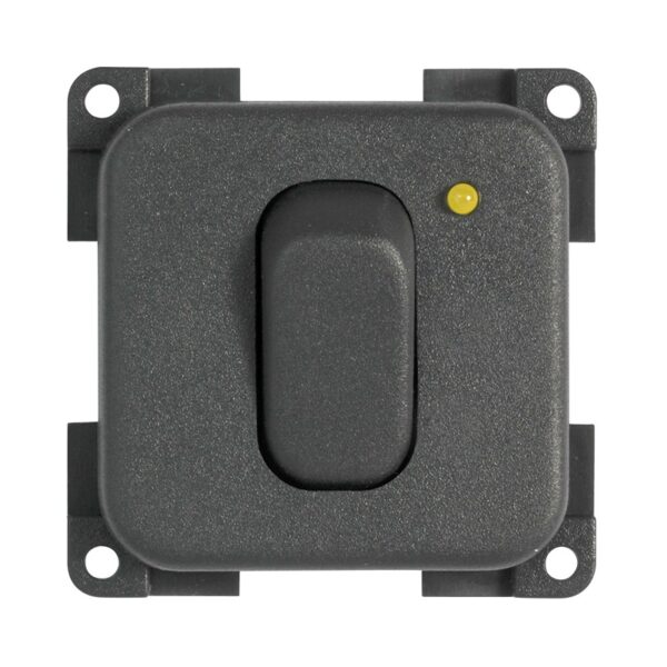 INTERRUTTORE 12V+Led (colore Grigio)