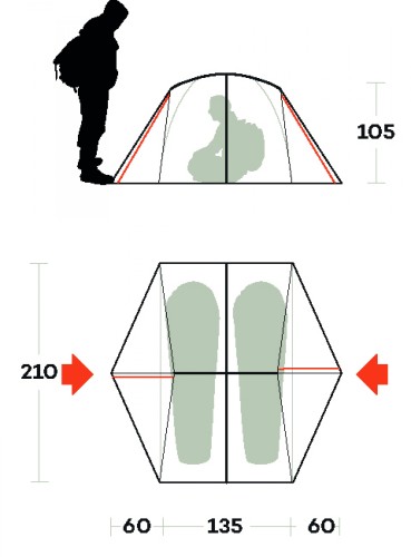 Tenda Ferrino GRIT 1 - immagine 3