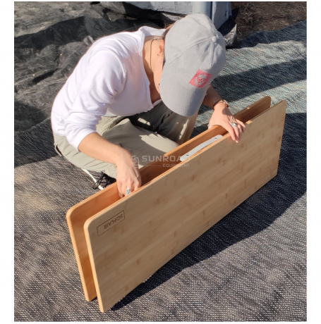 TAVOLO BAMBOO Pieghevole 2Persone-Sunroad - immagine 3
