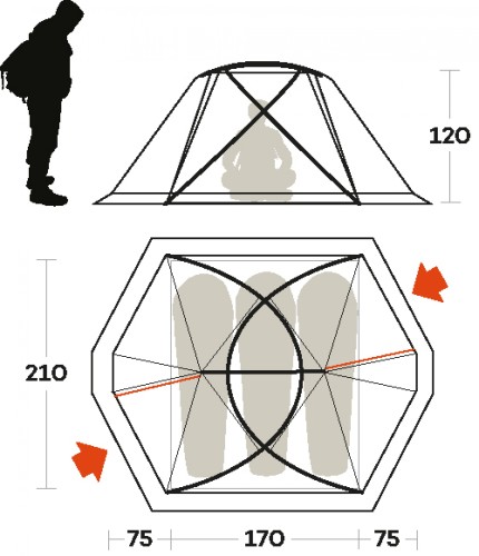 Tenda igloo Ferrino SVALBARD 3.0 - immagine 4