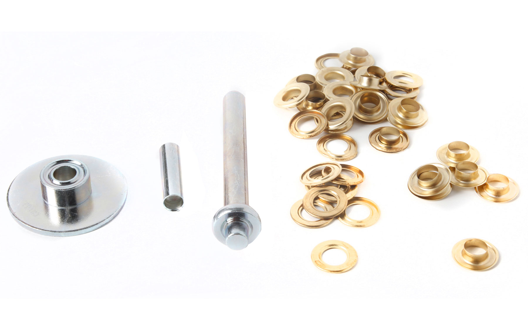 100 Occhielli In Ottone Con Rondelle - Passacavi 4mm Per Fai Da Te E Riparazioni - Foto 10