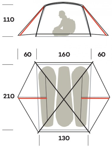 NEMESI 3 PRO FR Tenda Igloo-Ferrino - immagine 5