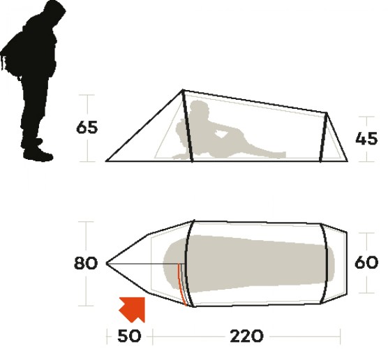 SLING 1 Blu Tenda Igloo-Ferrino - immagine 3