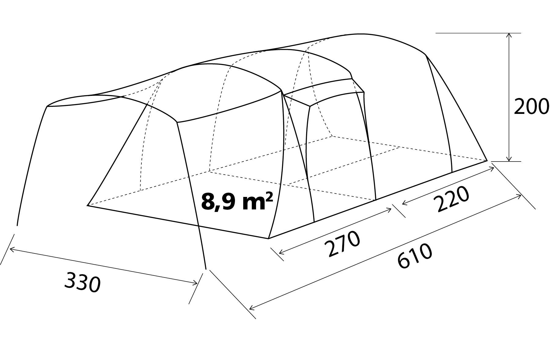 Tenda BULLET 5 AIRTECH-Brunner - immagine 8