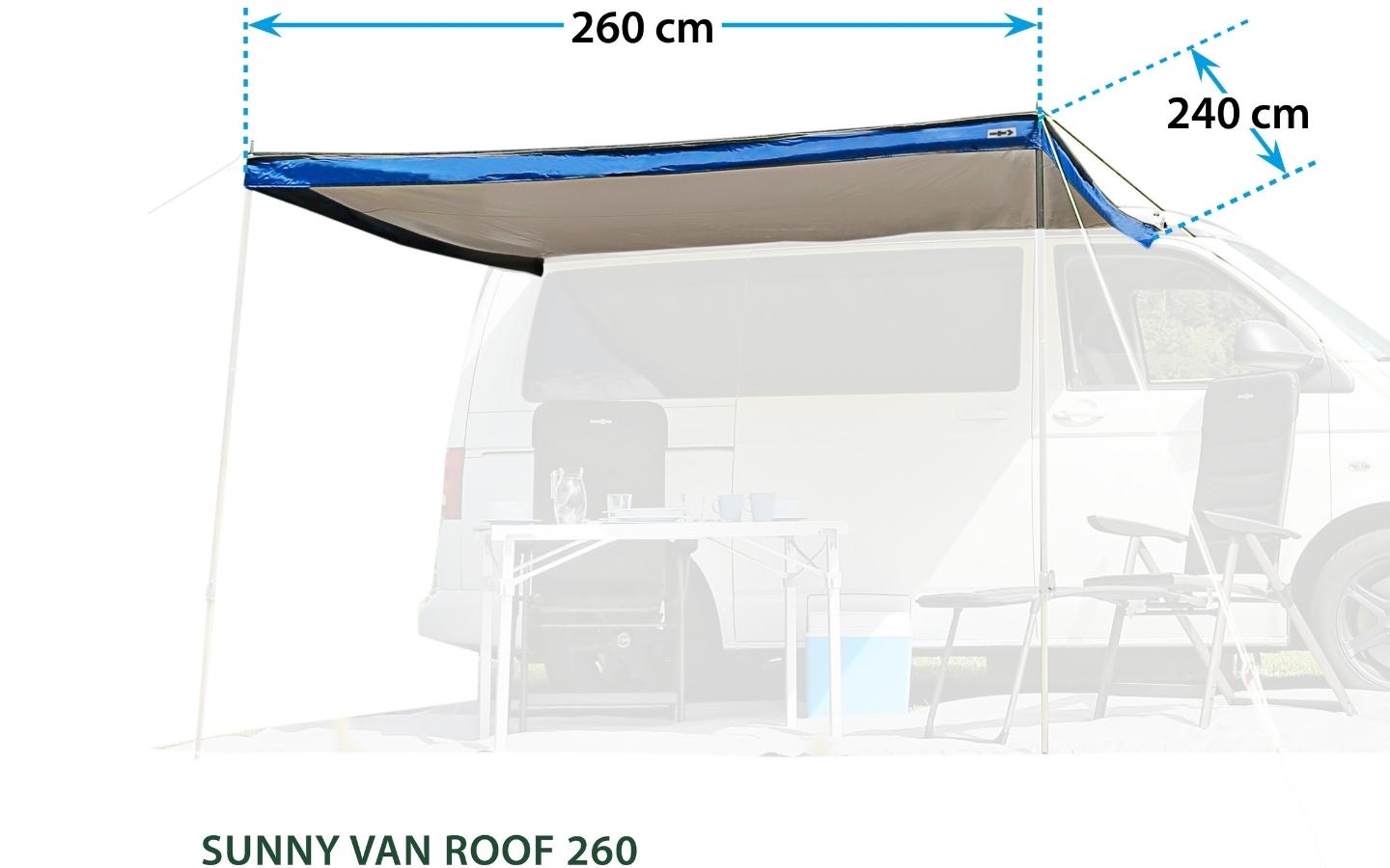 Telo Ombra Brunner SUNNY VAN ROOF 260X240cm - immagine 7