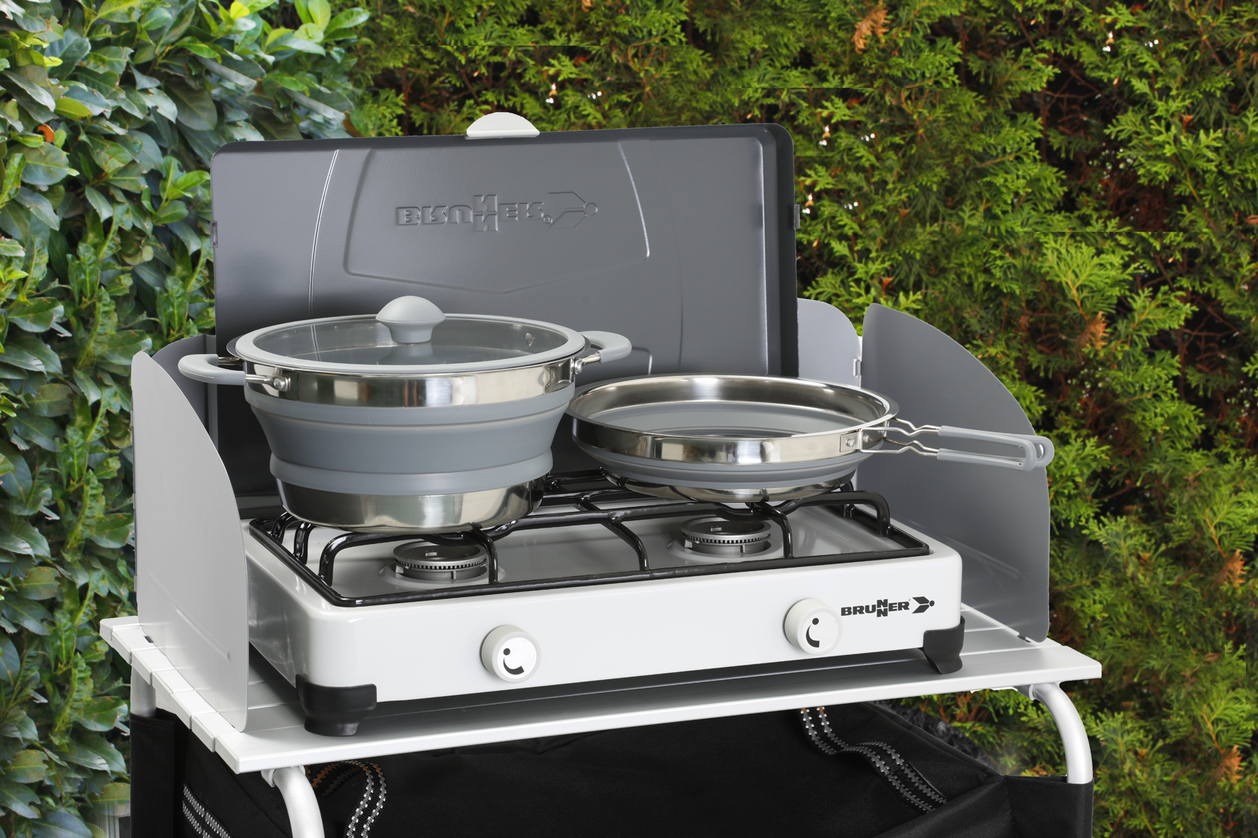 VOLCANO PASTA AL VOLO-SET PENTOLE-Brunner - immagine 2