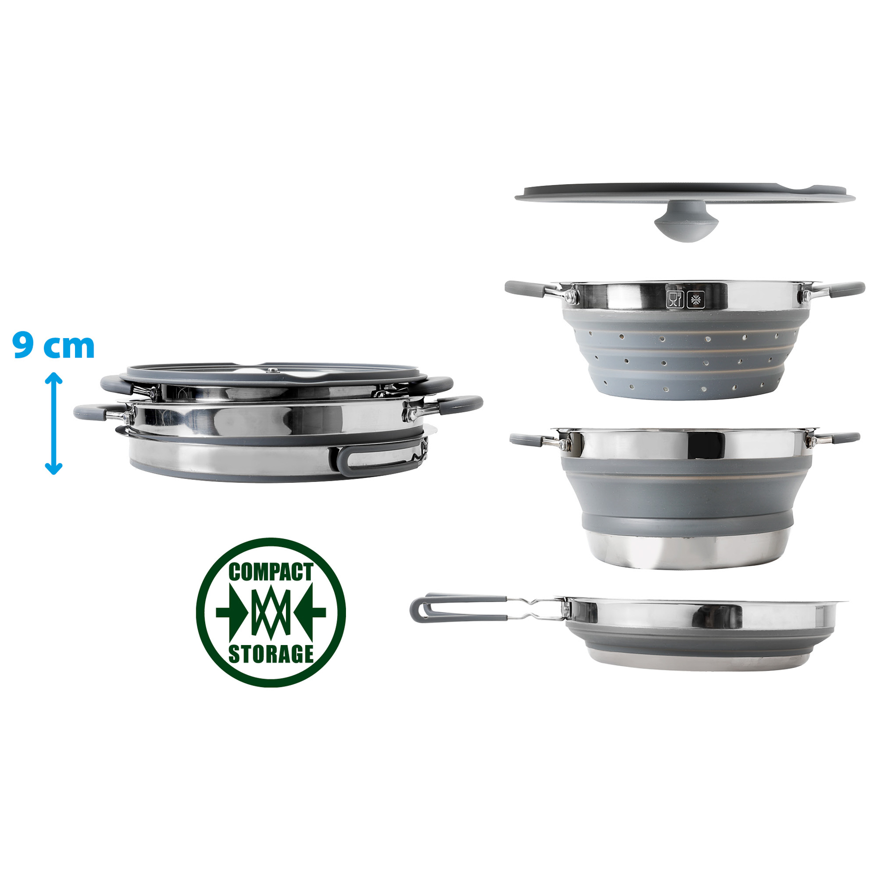 VOLCANO PASTA AL VOLO-SET PENTOLE-Brunner - immagine 6