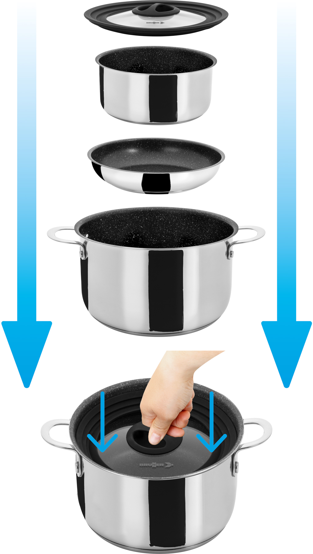 POPOTE ACADEMY VACUM Diam.22cm-Brunner - immagine 2