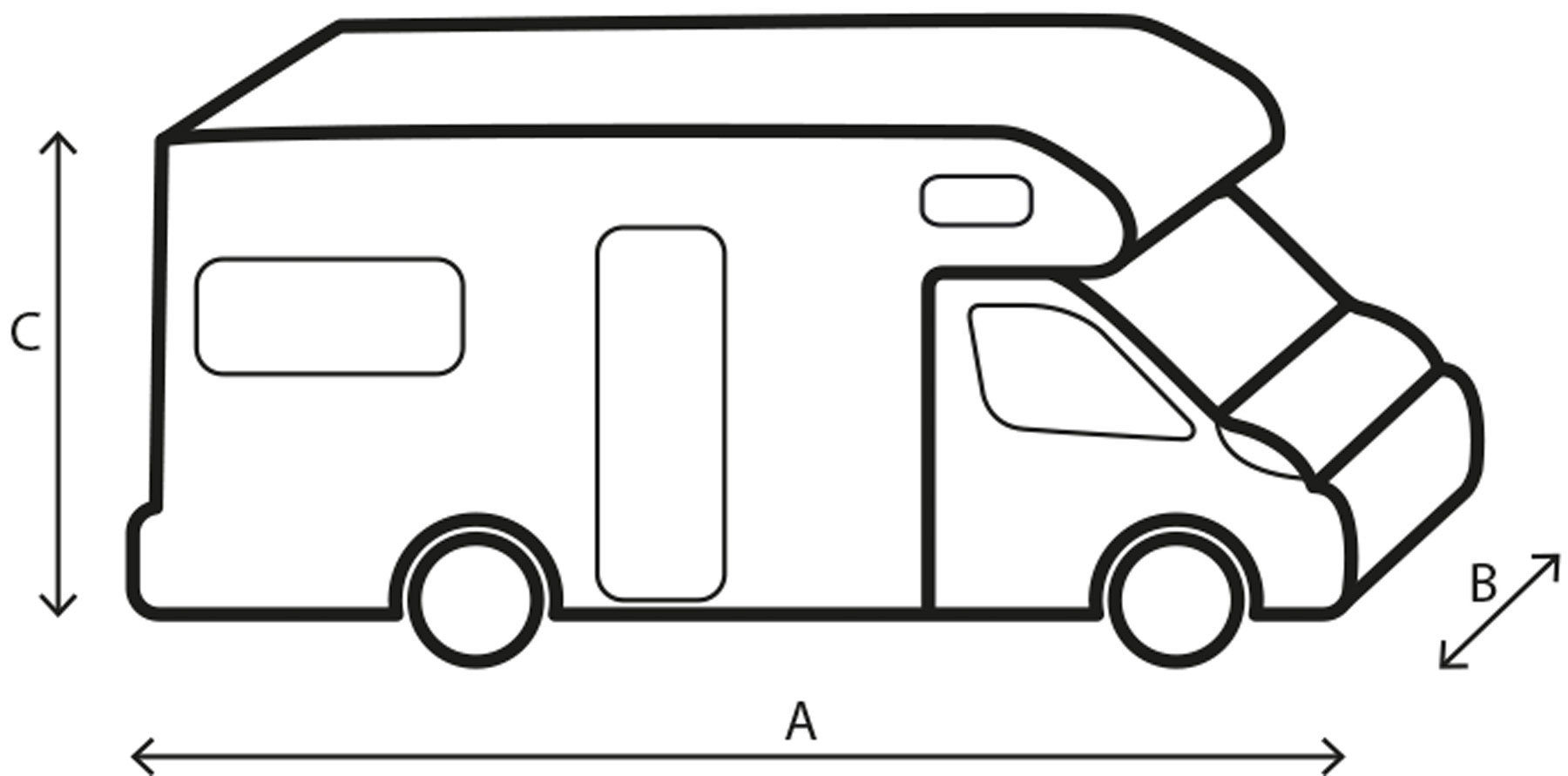 Copertura Camper cover SI 6M misure 650-700cm-Brunner - immagine 5
