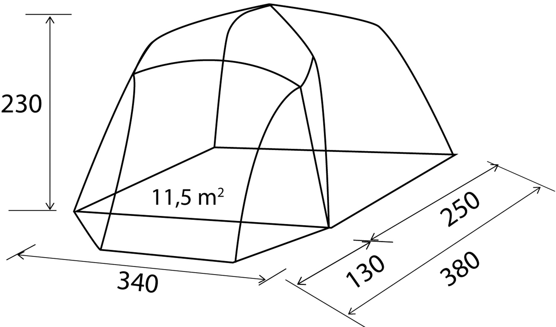 Tenda gonfiabile Brunner TROUPER XL AIRtech - immagine 3