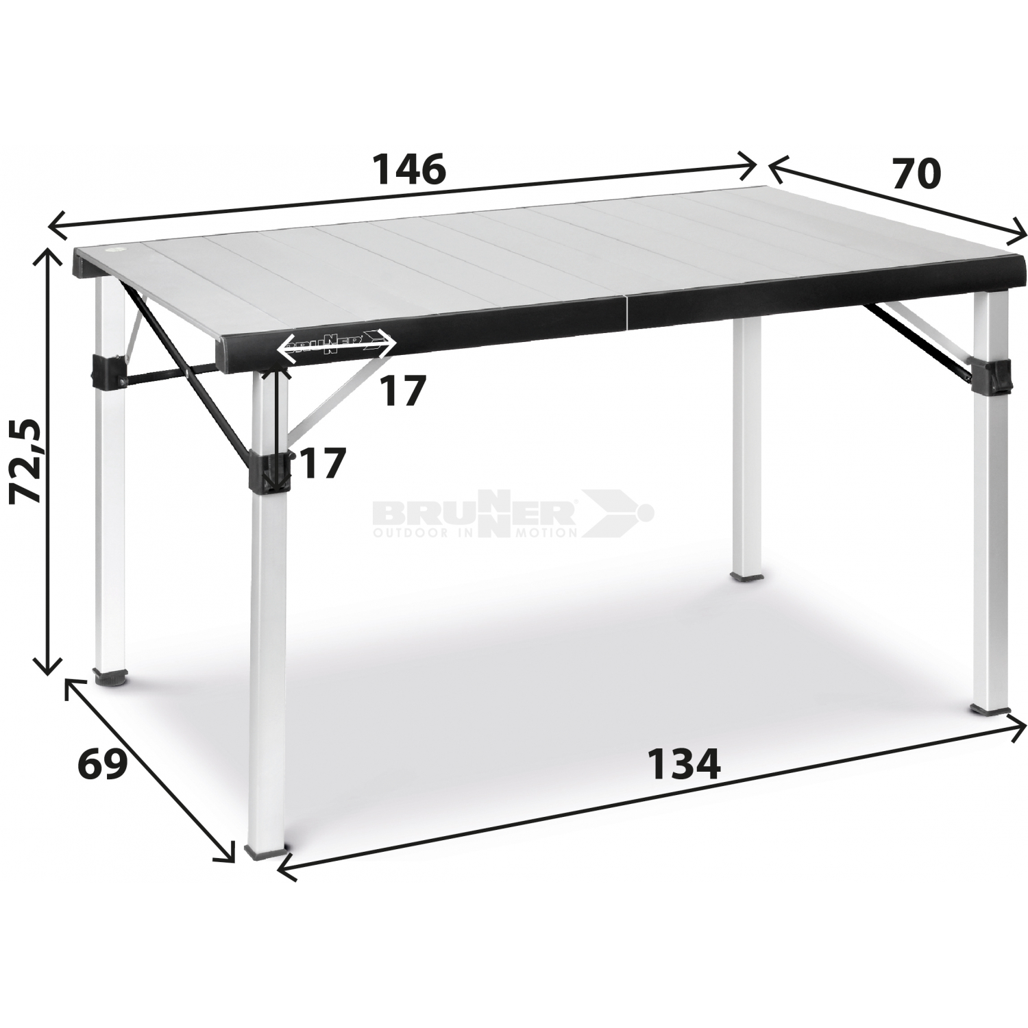 Tavolo Titanium Quadra 6 Compack-Brunner - immagine 8