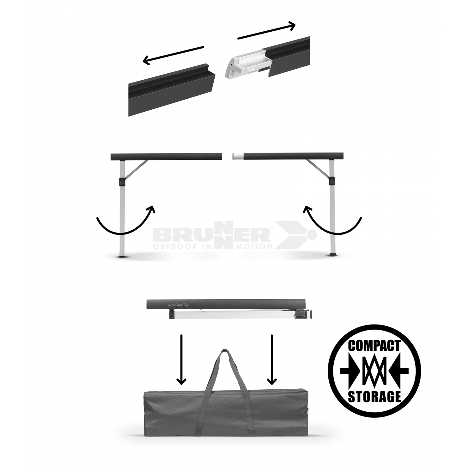 Tavolo Titanium Quadra 6 Compack-Brunner - immagine 3